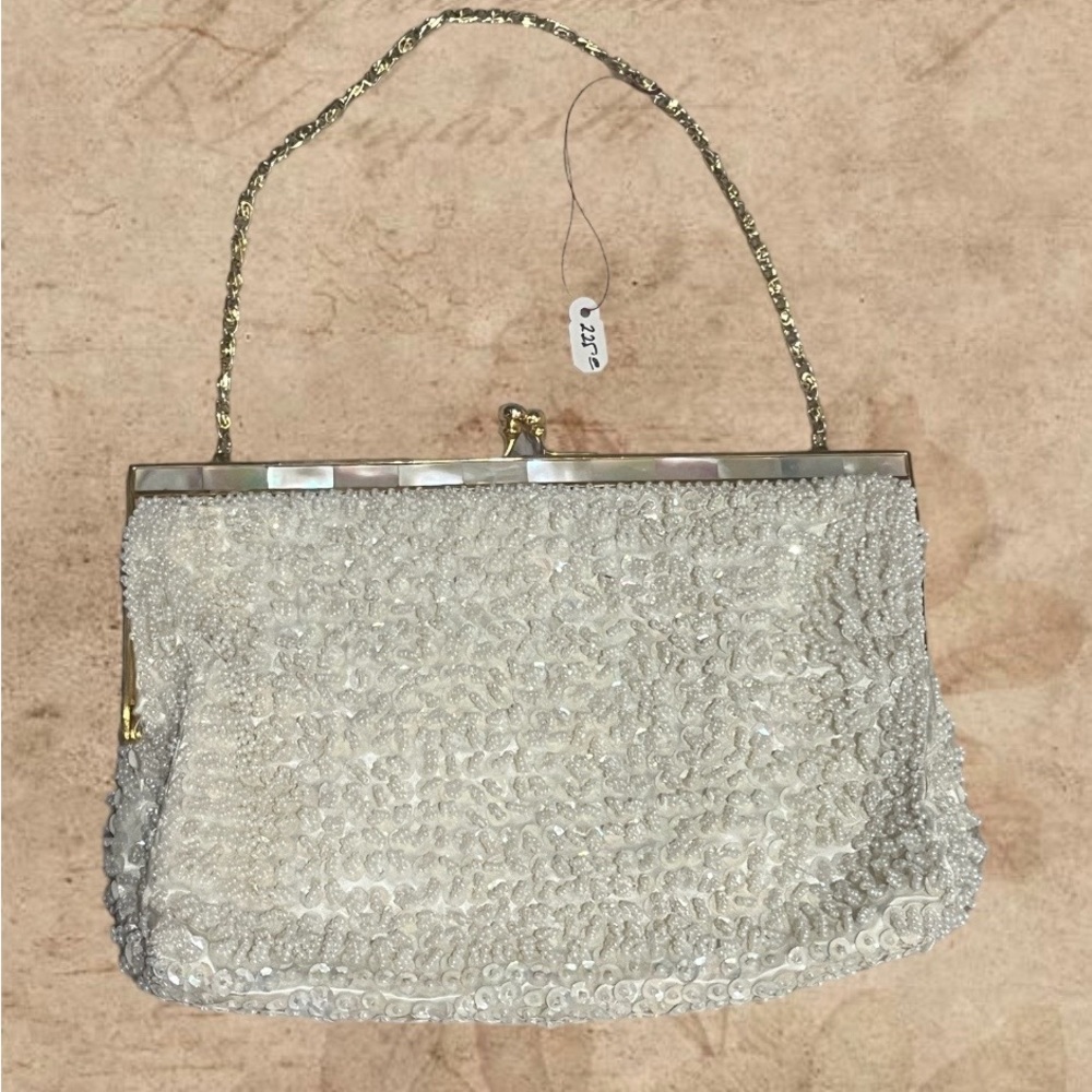 Antique clutch hand bag